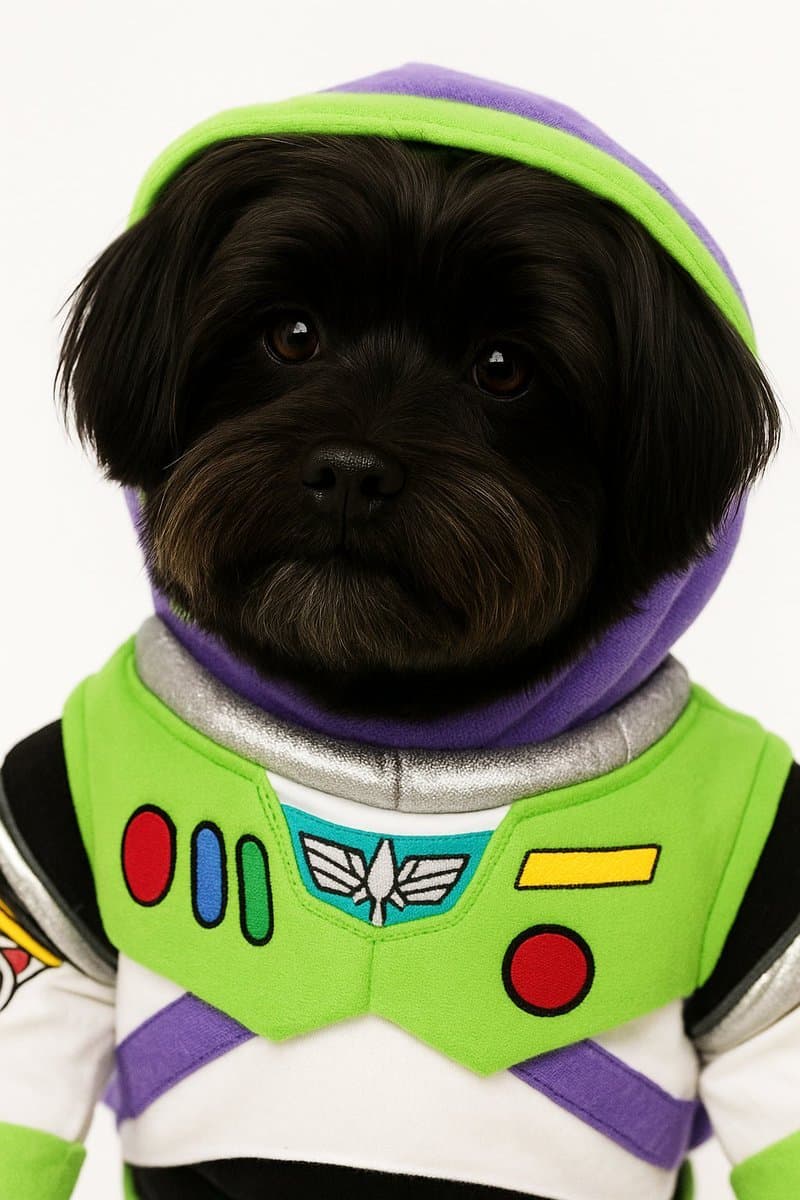 Benji dressed as Buzz Lightyear - to infinity and beyond!
